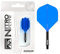 RED DRAGON Darts – Nitro Flite Integriert Flüge & Schäfte System – No.2 Form und Design – Schwarz & Blau Farbe, Dazwischenliegend Länge