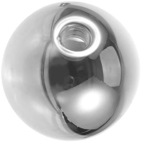 HOUDERCO Runder Glaslampenschirm Ersatz Kugelförmiger Lampenschirm Rauchglas für Pendelleuchten und Kronleuchter Dekorativer Glaskugel-lampenschirm für Wohnzimmer Schlafzimmer Flur