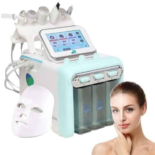 Máquina facial 7 en 1 Hydra, máquina de microdermoabrasión, equipo de salón para el cuidado de la piel, máquina de belleza, limpieza facial profunda, peeling.