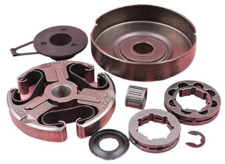 Clutch Drum Assembly for Husqvarna 365 362 371 372 Chainsaw Spare Part Sprocket Rim Worm Gear Washer Clip Needle Bearing Kit
