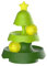 Rdxanc Juguete con forma de árbol de Navidad para gatos, juguete de inteligencia, placa de entrenamiento para gatos