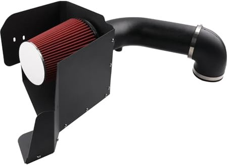 Auto Luftansaugschlauch Luftschlauch High Flow Cold Air Intake Pipe Kit Filter Hitzeschild Aluminiumlegierung Für Dodge Für Ram 1500 5.7L V8-Motor 2009-2015 2016 2017 2018