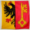 Drapeau Suisse Canton Genève Genf - 90 x 90 cm
