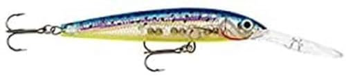 Rapala - Husky Jerk Angelköder - Widerstandsfähiges Angelzubehör - Süßwasser Spinnköder - Lauftiefe 2.1-4.8m - Fischköder 10cm, 11g - Hergestellt in Estland - Glass Blue Minnow