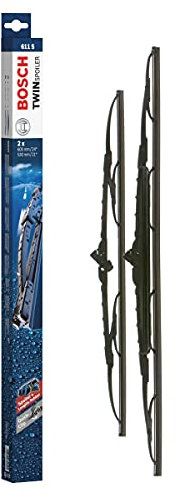 Bosch Scheibenwischer Twin Spoiler 611S, Länge: 600mm/530mm – Set für Frontscheibe