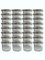 hocz 100 x Marmeladengläser 125ml - Einmachgläser Silber TO 66 mit ETIKETTEN - Einweckgläser mit Schraub-Deckel - Einkochgläser klein Früchte