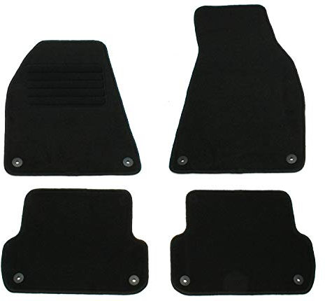 AD Tuning HG3684 Fußmatten Set (4teilig) Schwarz Autoteppiche Matten