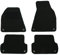 AD Tuning HG3684 Fußmatten Set (4teilig) Schwarz Autoteppiche Matten