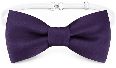 TigerTie Baby Fliege Satin-Webart – vorgebunden – Kinderfliege für Hochzeit, Taufe & Fest – bequemer Sitz – verstellbarer Gummizug 29–40 cm