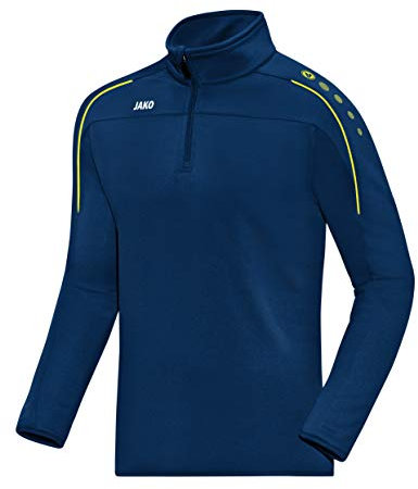 JAKO Herren Ziptop Classico, Nightblue/Citro, M