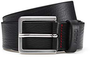 HUGO Herren Gionios_sz40 G rtel, Schwarz001, 105 EU