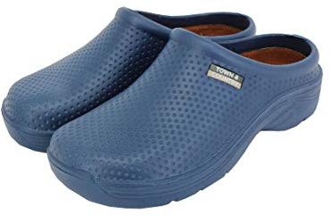 Town & Country TFW6591 Womens Super Soft Cloggies Lightweight with Cushioned Insole (5 UK, Navy Dots)