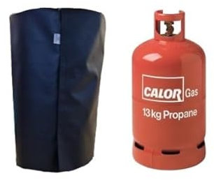 Insulated Thermal 13kg Gas Bottle Cover(Black)