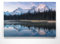 Atemberaubendes Berg Bild Rocky Mountains, Kanada - als 200x150cm große XXL Leinwand. Tolles Wandbild als Hintergrund und Deko für Wohnzimmer & Schlafzimmer. Fertig aufgespannt auf 4cm Holz-Keilrahmen