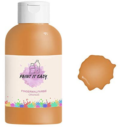 PAINT IT EASY NEU Fingerfarbe Happy Painting, 750 ml, Orange
