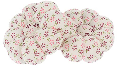 VICASKY 2stücke Stecknadelkissen Kürbisförmig Für Nähen Retro-nadelkissen Mit Sicherem Halt Für Nadeln Und Stecknadeln Kompaktes Design Für Unterwegs Und Aufbewahrung