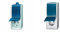 Busch-Jaeger BUSC Kombination 2601/5/20EW-53-503 Serien/Steckdose & 2601/6/20 EW-53 Ocean IP44 AP Schalter/Steckdosen Kombination