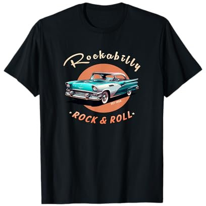 Vintage 1950er Rockabilly Swing 50er Jahre Socke Hop & Doo Wop T-Shirt