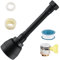 NIYATA Rubinetto Girevole per Rubinetto,172 mm Prolunga Rubinetto a 360°,Estensore Rubinetto Cucina Universale in Ottone,Rubinetto Flessibile con Tre Modalità di Pressurizzazione Anti-Schizzi