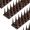OFFO Pinchos Antipalomas,Pinchos para Palomas de 4,45m,Pinchos Palomas Exterior Resistente para Balcones,techos,Jardines o barreras privadas,Antipalomas Marrón