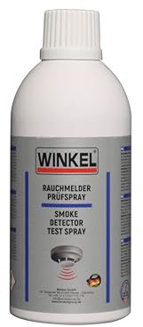 250 ML WINKEL Rauchmelder Prüfspray, rückstandsloses Testgas für Rauchmelder, Geeignet für Geräte, Marine zugelassen IMPA Rauchdetektor Rauchmeldeanlage