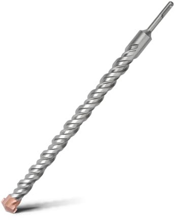 HSAWBIT Broca de mampostería SDS Plus de 32 mm x 460 mm de largo, punta de carburo de tungsteno, vástago SDS Plus, para pared, piedra, hormigón y ladrillos