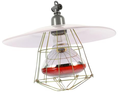 GREENADSCAPE Durable Heat Preservation Lamp Guinea Pig Cage Small Animal Cage Pet Heating Lamp Heating Tool Random Color