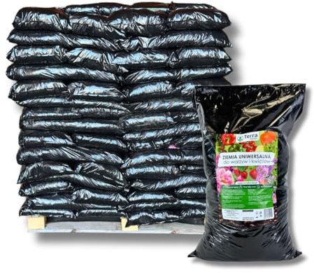 Feniks Terra 1820L (91x20L) - Universalerde für Gemüse und Blumen, pH 5,2-6,2, Torf-Kompost-Mischung