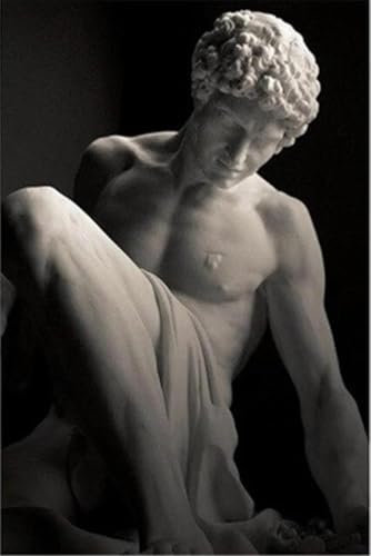 Griechische Statue Gips Skulptur Kunstwerk Kunst Leinwand Malerei Figur Poster Und Druck Wand Bild Für Wohnzimmer Wohnkultur 21x30cm ohne Rahmen