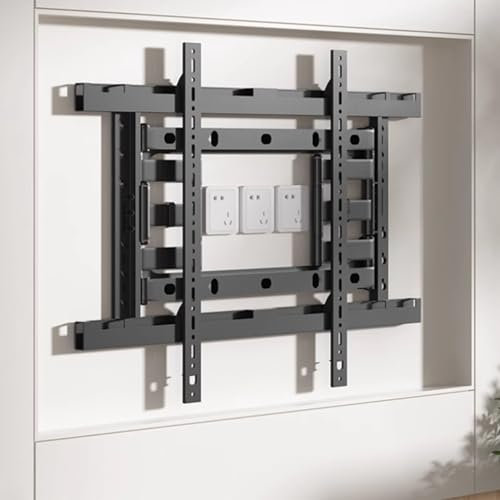 THEGA Fireplace TV Wall Mount ，Adjustable TV Mount Bracket, Swing Out Wall Mount Bracket，Telescopic TV Lift，Extendable TV stand(55-100'')
