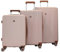Texier - Set de 3 valises 41, 64 et 96L Rose Gold TR3
