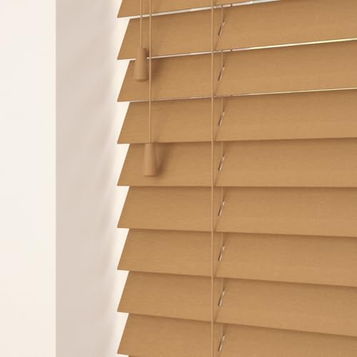 Hand Made To Measure REAL WOOD Venetian Blinds - British Made - by HOMESMART BLINDS - Many Colours (Soho)