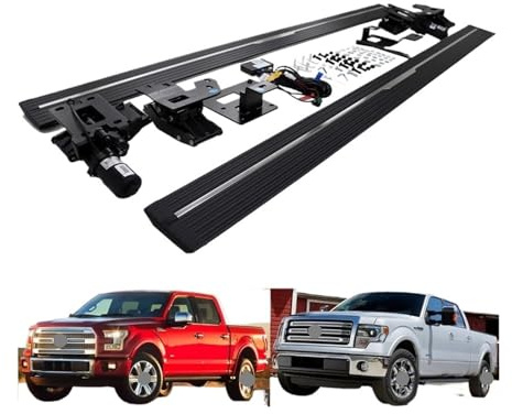Marchepied électrique latéral compatible avec Ford F-150 F150, fonction évolutive intelligente, moteur durable, étanchéité IP8(2009-2014)
