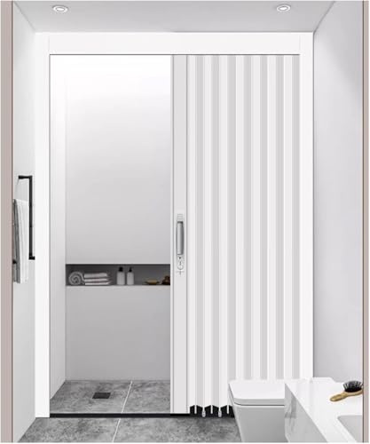 AVLLSO Raumteiler Schiebetür Verschließbare Privatsphäre Schiebetüren für Schrank Badezimmer Büro, 203cm hoch Aluminium Raumteiler Schiebetür(Wide 71in/180cm)