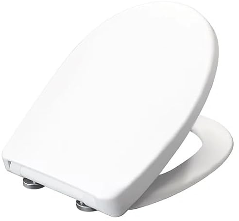 Click & Clean Classic Soft-Close with Quick-Release Toilet SEAT DURAPLAST White, Adjustable, Weight: 2.4kg, 1 in Pack