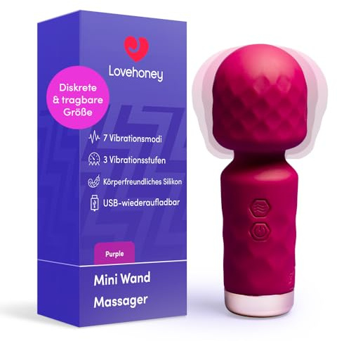 Lovehoney Vibromasseur mini wand femmes Masseur vibrant type wand 10 modes