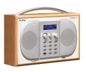 Pure Evoke 2 XT Wood/Silver Radio