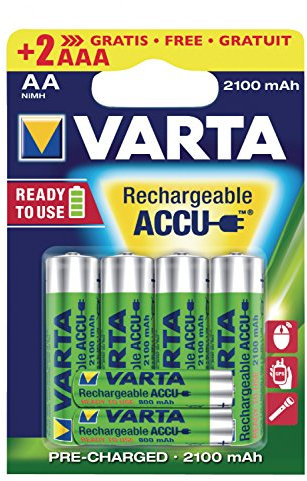 Varta 567R2USO Pile Offre Spéciale Ready2use 4 AA + 2 AAA offertes