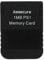 ZedLabz Memory card for Sony PS1 1MB 15 block PSX PlayStation one PSone (PS2 compatible*) - black
