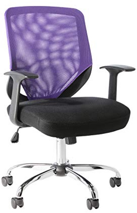 Alphason,AOC9201-M-PUR,Atlanta Back Operator Chair - Black and Purple,Black and Purple