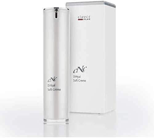 CNC cosmetic - DiHyal Soft Creme - classic PLUS - für aufgepolsterte, glatte Haut - Hyaluronsäure, Shea Butter, Vitamin C & E 50ml