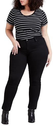 Levi's Women's Plus Size 311 Shaping Skinny Jeans, Soft Black, 20 S