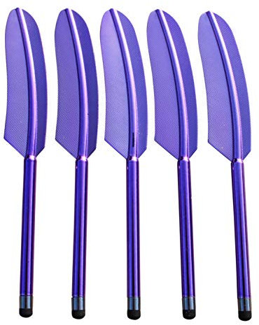 Dealbude24 5X Lila Universal Handy Tablet Pen Stylus Touch Display Eingabe Stift Pen Feder