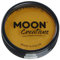 Moon Creations Pro Face & Body Makeup | Mustard | 36g | Professional Colour Paint Cake Pots for Face Painting | Face Paint For Kids, Adults, Fancy Dress, Festivals, Halloween