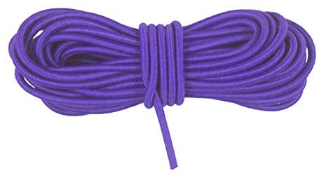 DIY PARK 4,5 m runde elastische Schnur, elastische Kordel, Stretch-Gummibänder, Schmuckherstellung, Nähen (lila)