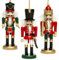 SIKORA NK-F große XL Nussknacker Figuren als Weihnachtsbaum Anhänger im 3er Set H ca. 15 cm