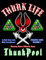 ThunkPool ~ Throwing Knives Billiards Games - Volume 1 - 20 Full Sets in Full Color: Hustle Your Thunk!