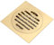 Brass Square Anti-odor Floor Drain Double Filter, Anti-odor Bathroom Shower Drain Cover Floor Drain Waste Drain Cover, Shower Drainer Protector Waste Grate for Hotel Bathroom - 3.9x3.9in