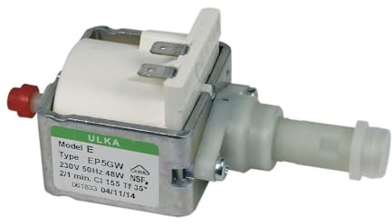 easyPART passend für DeLonghi 5113210051 Elektropumpe Pumpe Ulka EP5GW 48W | Kaffeeautomat De'Longhi 5113211311, 48 Watt - Auslaufstutzen Kunststoff, 421941305991, 996530007753, 061833, 230v