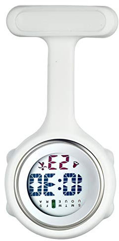 Avaner Krankenschwesteruhr Multifunktion Digital Silikon Pflegeruhr Analog Quarzwerk FOB Schwesternuhr für Damen Herren